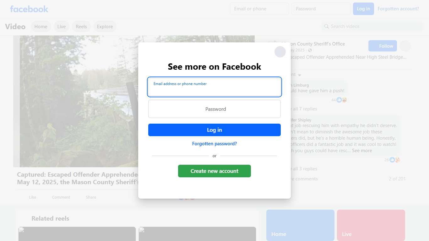 Captured: Escaped Offender Apprehended Near High Steel Bridge On May 12, 2025, the Mason County Sheriff’s Office responded to a welfare check at the High Steel Bridge following reports that David Williford, an escaped Department of Corrections (DOC) offender. Williford, who recently cut off his ankle monitor while under house arrest, has been the subject of a multi-agency manhunt. Deputies arrived to find Williford climbing the structural beams beneath the bridge. He was in the midst of a mental
